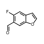 CAS 登录号：199391-71-4， 5-氟-1-苯并呋喃-6-甲醛