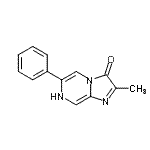 CAS 登录号：19953-58-3， 2-甲基-6-苯基咪唑并[1,2-a]吡嗪-3(7H)-酮