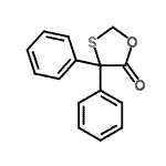 CAS 登录号：19962-73-3， 4,4-二苯基-1,3-氧硫杂环戊烷-5-酮