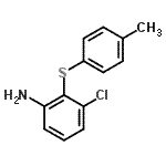 CAS 登录号：199803-23-1， 3-氯-2-[(4-甲基苯基)硫基]苯胺