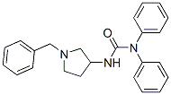 CAS 登录号:19985-26-3, 3-(1-苄基吡咯烷-3-基)-1,1-二苯基脲