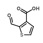 CAS 登录号：19991-69-6， 2-甲酰基-3-噻吩羧酸