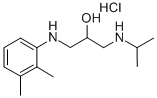 CAS#: 20013-90-5, 1-(Isopropylamino)-3-(2,3-Xylidino)-2-Propanol Monohydrochloride