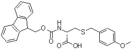 CAS 登录号：200354-43-4， N-[(9H-芴-9-基甲氧基)羰基]-S-(4-甲氧基苄基)-D-半胱氨酸