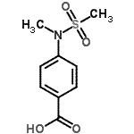 CAS # 200393-68-6, 4-[Methyl(Methylsulfonyl)Amino]Benzoic Acid