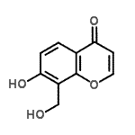 CAS 登录号：20050-50-4， 7-羟基-8-(羟基甲基)-4H-苯并吡喃-4-酮