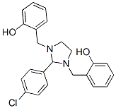CAS 登录号:20063-39-2, 2-(4-氯苯基)-1,3-二(2-羟基苯基甲基)咪唑烷