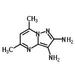 CAS 登录号：200884-04-4， 5,7-二甲基吡唑并[1,5-a]嘧啶-2,3-二胺
