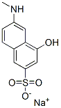 CAS 登录号：20103-21-3， 4-羟基-6-(甲基氨基)萘-2-磺酸钠