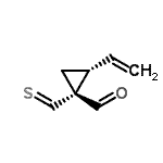 CAS 登录号：201046-23-3， (1R,2R)-1-硫代甲酰基-2-乙烯基环丙烷甲醛