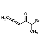 CAS 登录号：20207-58-3， 2-溴-4,5-己二烯-3-酮