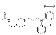 CAS#: 2021-89-8, 2-[4-[3-[2-(Trifluoromethyl)Phenothiazin-10-Yl]Propyl]Piperazin-1-Yl]Ethyl Acetate