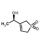 CAS 登录号：202333-89-9， (1R)-1-(1,1-二氧代-2,5-二氢-3-噻吩基)乙醇