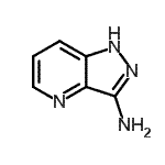CAS 登录号：202336-32-1， 1H-吡唑并[4,3-b]吡啶-3-胺