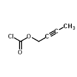 CAS 登录号：202591-85-3， 2-丁炔-1-基氯甲酸酯