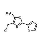 CAS 登录号：202595-63-9， 4-(氯甲基)-5-甲基-2-(2-噻吩基)-1,3-恶唑