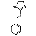 CAS 登录号：20268-38-6， 2-(苄基硫基)-4,5-二氢-1H-咪唑