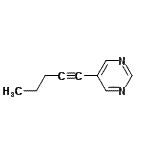 CAS 登录号：202828-83-9， 5-(1-戊炔-1-基)嘧啶