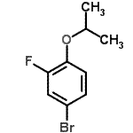 CAS 登录号：202865-80-3， 4-溴-2-氟-1-异丙氧基苯