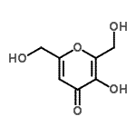 CAS 登录号：2029-49-4， 3-羟基-2,6-二(羟基甲基)-4H-吡喃-4-酮