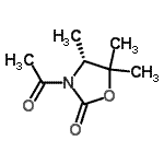 CAS 登录号：202920-37-4， (4R)-3-乙酰基-4,5,5-三甲基-1,3-恶唑烷-2-酮