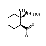 CAS 登录号：202921-88-8， (1S,2R)-2-氨基-2-甲基环己烷羧酸盐酸盐(1:1)
