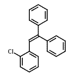CAS 登录号：20333-62-4， 1-氯-2-(2,2-二苯基乙烯基)苯