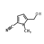 CAS 登录号：203792-35-2， 5-(羟基甲基)-1-甲基-1H-吡咯-2-甲腈