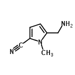 CAS 登录号：203792-37-4， 5-(氨基甲基)-1-甲基-1H-吡咯-2-甲腈