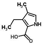 CAS#: 204068-74-6, 3-Ethyl-4-Methyl-1H-Pyrrole-2-Carboxylic Acid