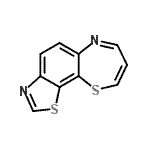 CAS 登录号：20419-41-4， [1,3]噻唑并[4,5-I][1,5]苯并硫氮杂卓