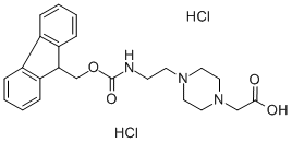 CAS#: 204320-65-0, 4-[2-[[(9H-Fluoren-9-Ylmethoxy)Carbonyl]Amino]Ethyl]-1-PiperazineAcetic Acid Hydrochloride(1:2)