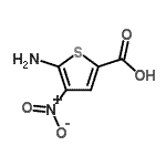 CAS 登录号：204326-36-3， 5-氨基-4-硝基-2-噻吩羧酸