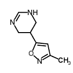 CAS 登录号：204388-61-4， 5-(3-甲基-1,2-恶唑-5-基)-1,4,5,6-四氢嘧啶