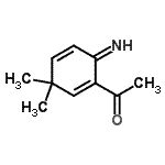 CAS 登录号：204390-36-3， 1-(6-亚氨基-3,3-二甲基-1,4-环己二烯-1-基)乙酮