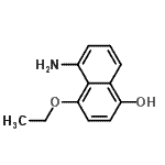 CAS 登录号：204453-42-9， 5-氨基-4-乙氧基-1-萘酚