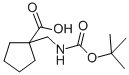 CAS#: 204514-22-7, 1-[[[(1,1-Dimethylethoxy)Carbonyl]Amino]Methyl]-Cyclopentanecarboxylic Acid