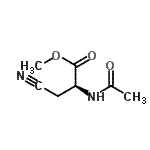 CAS 登录号：204767-38-4， 甲基(2S)-2-乙酰氨基-3-氰基丙烷酸酯
