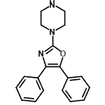 CAS#: 20503-87-1, 1-(4,5-Diphenyl-1,3-Oxazol-2-Yl)Piperazine
