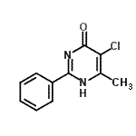 CAS 登录号：20551-31-9， 5-氯-6-甲基-2-苯基-4(1H)-嘧啶酮