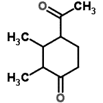 CAS 登录号：205674-15-3， 4-乙酰基-2,3-二甲基环己酮