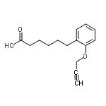 CAS#: 206052-01-9, 6-[2-(2-Propyn-1-Yloxy)Phenyl]Hexanoic Acid