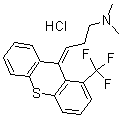 CAS#: 2063-10-7, (3Z)-N,N-Dimethyl-3-[1-(Trifluoromethyl)Thioxanthen-9-Ylidene]Propan-1-Amine Hydrochloride