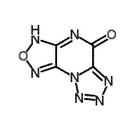 CAS 登录号：206446-63-1， [1,2,5]恶二唑并[3,4-e]四唑并[1,5-A]吡嗪-5(3H)-酮