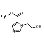 CAS 登录号：206533-22-4， 甲基1-(2-羟基乙基)-1H-咪唑-5-羧酸酯