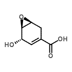 CAS 登录号：206537-16-8， (1S,5S,6R)-5-羟基-7-氧杂双环[4.1.0]庚-3-烯-3-羧酸