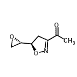 CAS 登录号：206556-67-4， 1-{(5R)-5-[(2S)-2-环氧乙烷基]-4,5-二氢-1,2-恶唑-3-基}乙酮