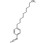 CAS 登录号：206559-54-8， 1-癸基-4-异硫氰酸基苯