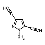CAS 登录号：20668-15-9， 3,5-二乙炔基-1-甲基-1H-吡唑
