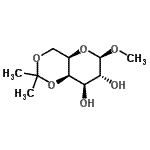 CAS 登录号：20688-90-8， 甲基4,6-O-异亚丙基-beta-D-吡喃半乳糖苷